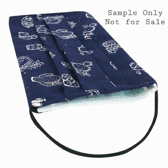 Solid Beige Face Mask W/ Disposable Filter Pocket - Picture 3 of 13